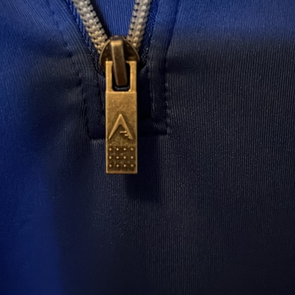 Antigua kansas city Royals Blue Quarter-Zip Sweater - Picture 9 of 9